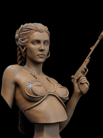 Princess Leia Resin Bust - view 1