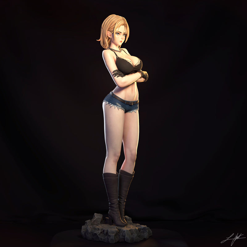 Android 18 Resin Statue - view 2