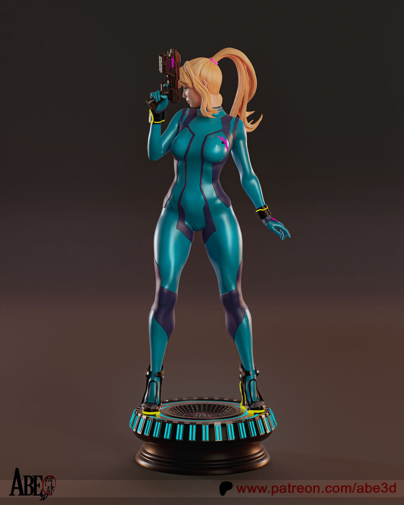 Samus Aran Resin Statue - view 4