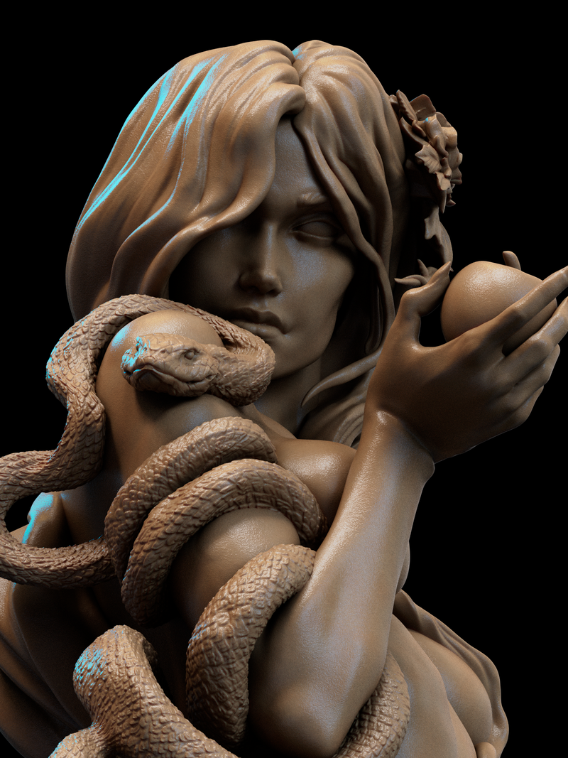 Eve Resin Bust - Design 2 - view 1