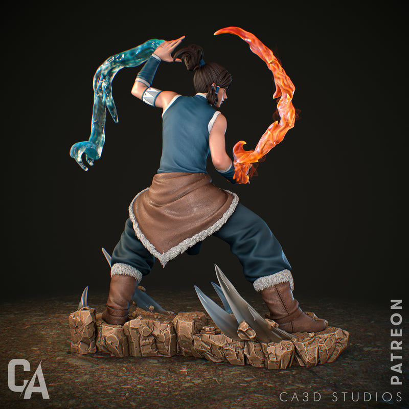 Korra Resin Statue - view 5