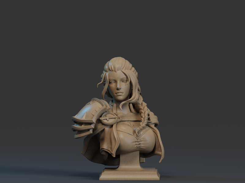 Jaina Resin Bust - view 1