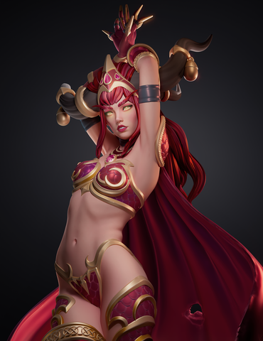Alexstrasza Resin Statue - view 1