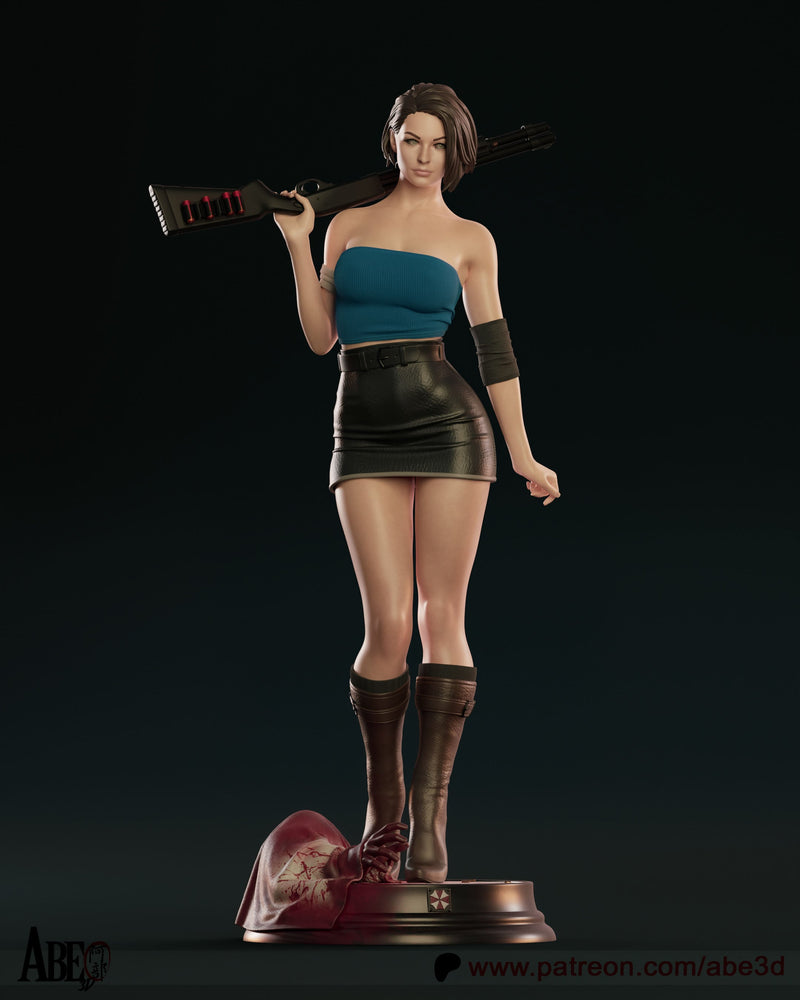 Jill Valentine Resin Statue - view 3