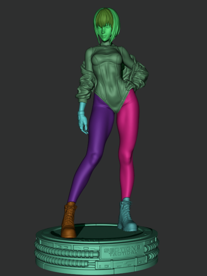 Motoko Kusanagi Resin Statue - view 8