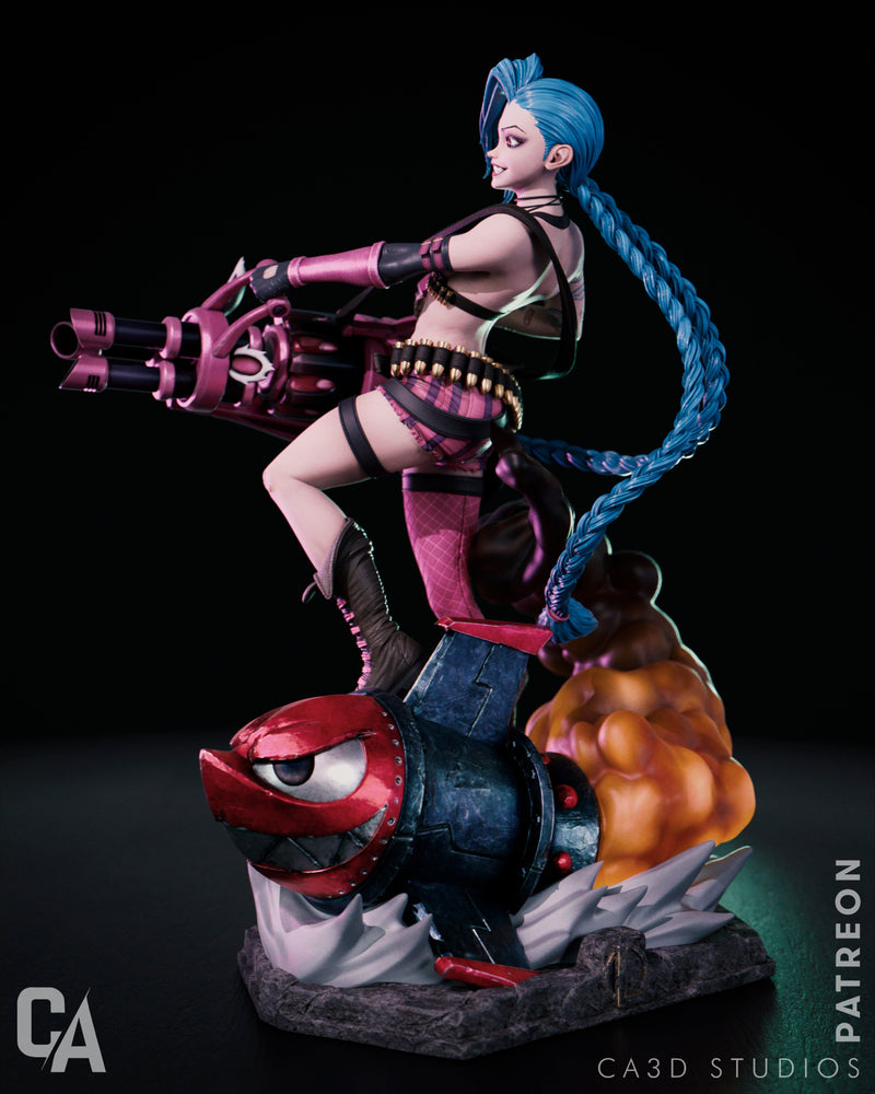 Jinx - 2 Resin Statue - view 3
