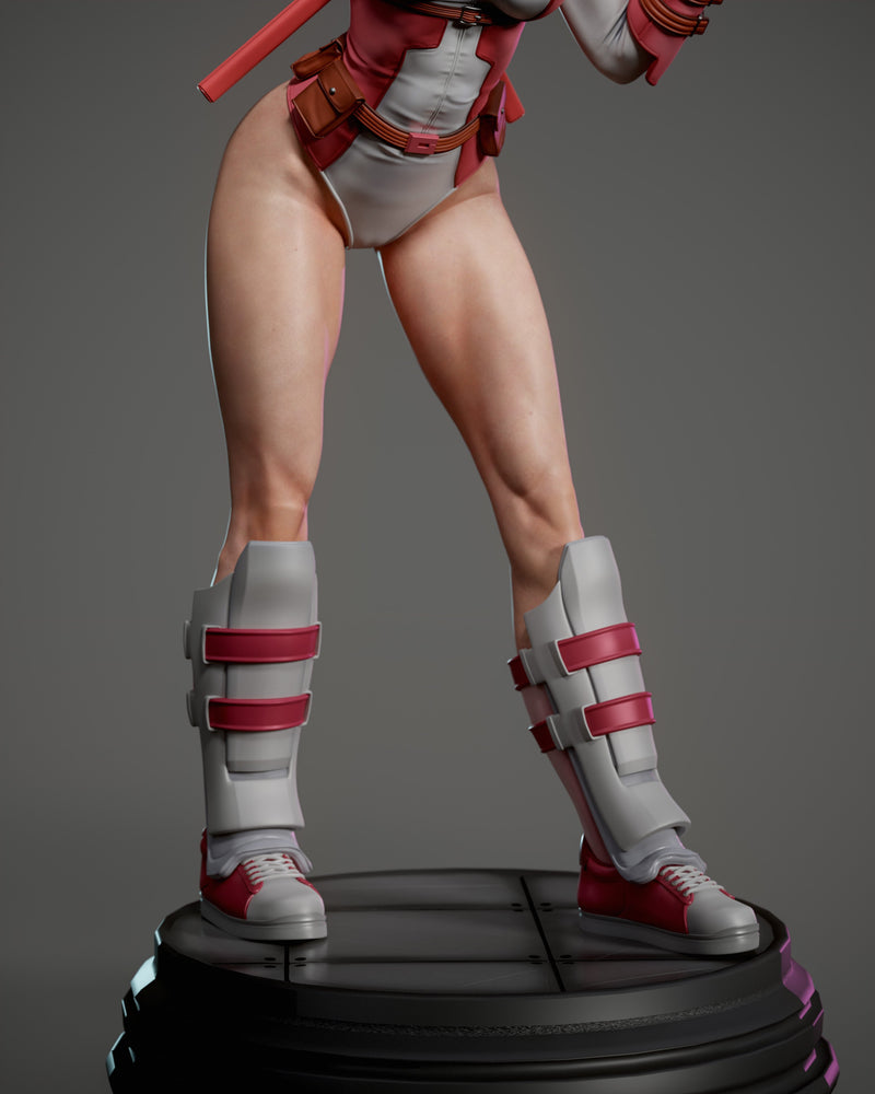 Gwenpool Resin Statue - view 4