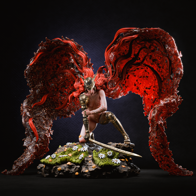 Malenia Resin Statue - view 3