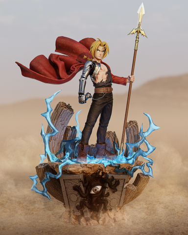 EDWARD ELRIC Resin Statue - view 1