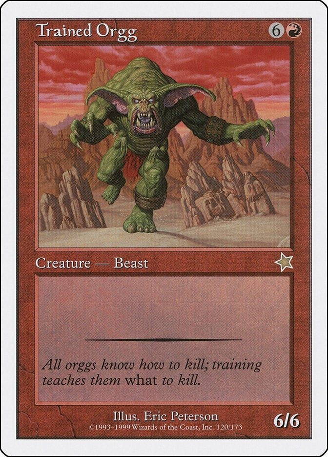 Trained Orgg (120) [S99]