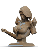 Emma Frost Resin Bust - Design 1 - view 2