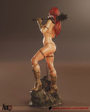 Red Sonja Resin Statue - view 3