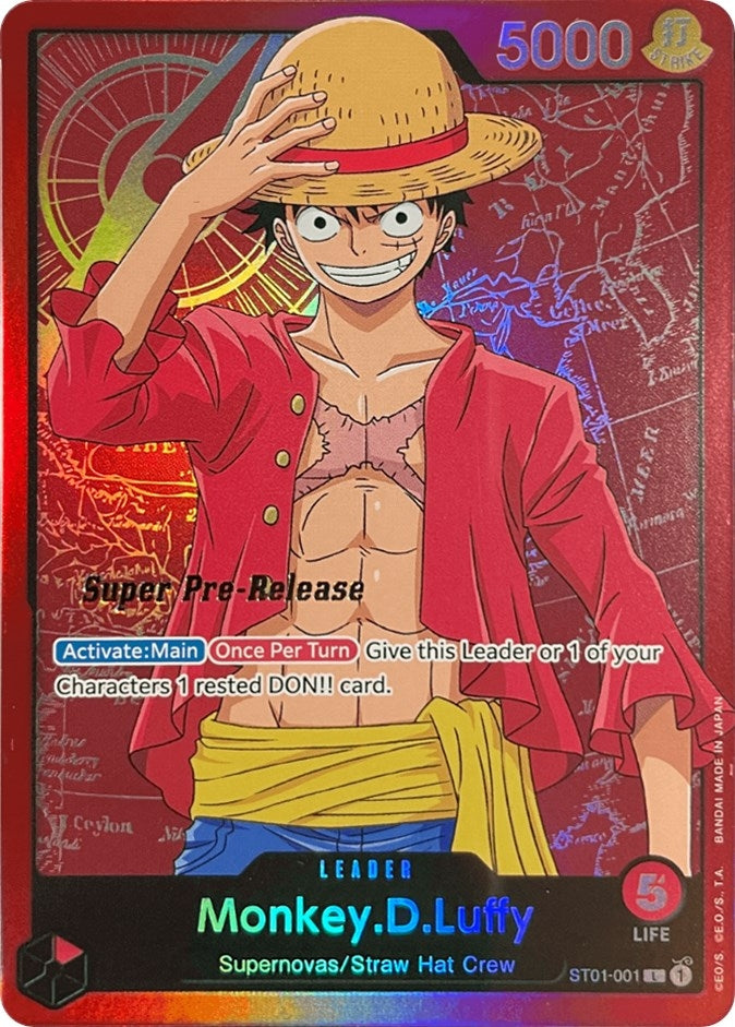 MonkeyDLuffy 001 (ST01-001) [ST-01 PRE]
