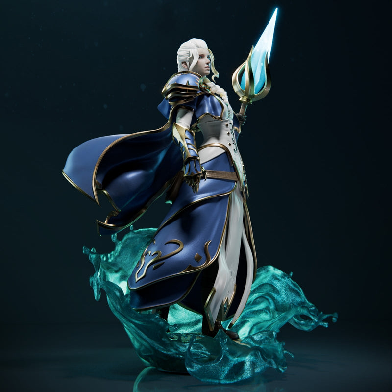 Jaina Resin Statue - view 2