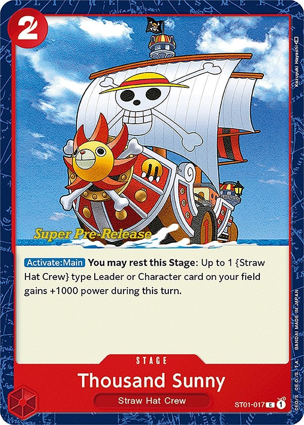 Thousand Sunny (ST01-017) [ST-01 PRE]