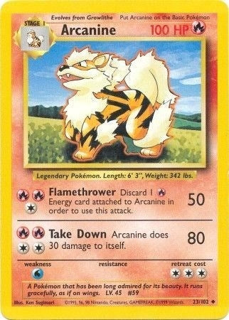 Arcanine (023/102) [BS]