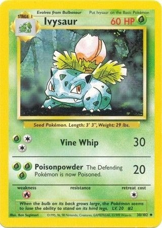 Ivysaur (030/102) (Base Set)