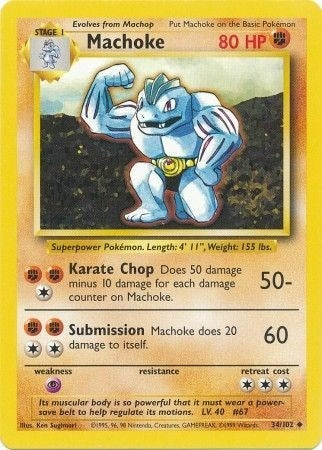 Machoke (034/102) (Base Set)