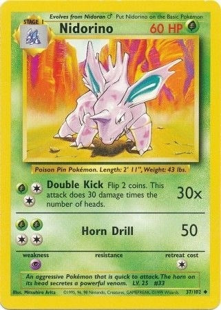 Nidorino (037/102) (Base Set)