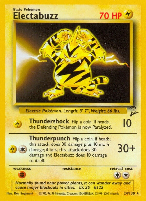 Electabuzz (024/130) (Base Set 2)