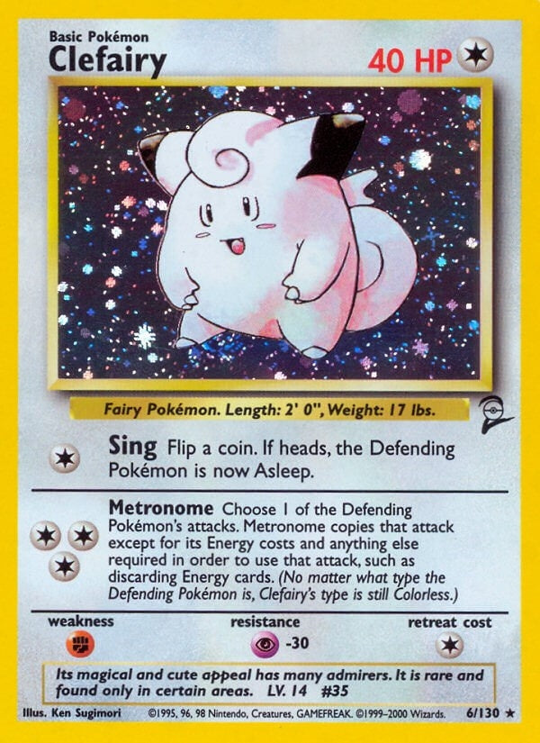 Clefairy (006/130) (Base Set 2)