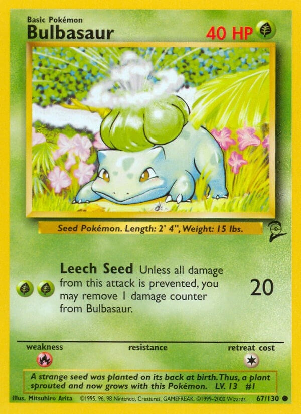 Bulbasaur (067/130) (Base Set 2)