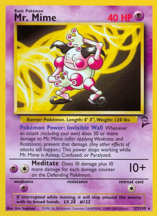 Mr Mime (027/130) [BS2]