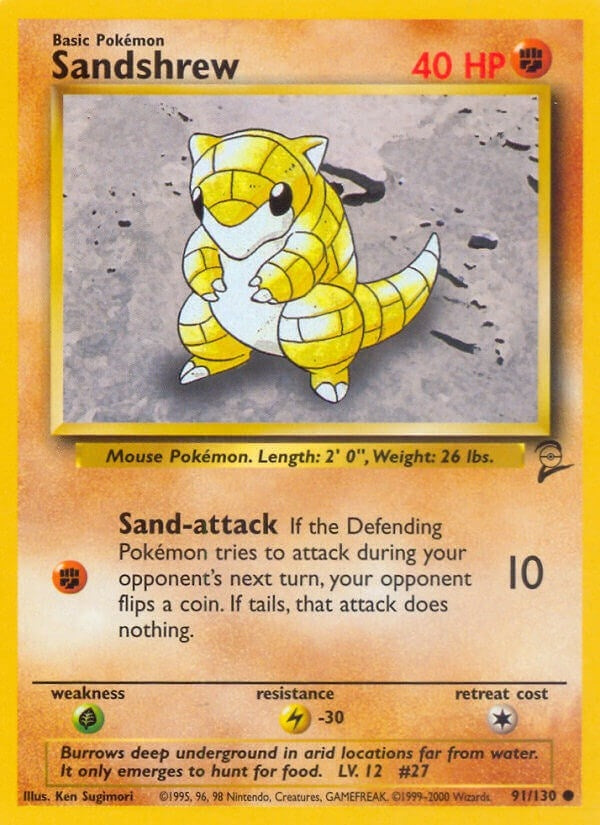 Sandshrew (091/130) [BS2]