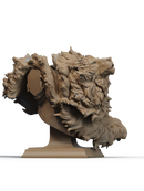 Blaidd Resin Bust - view 2