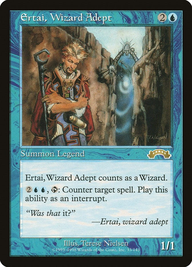 Ertai Wizard Adept (33) [EXO]