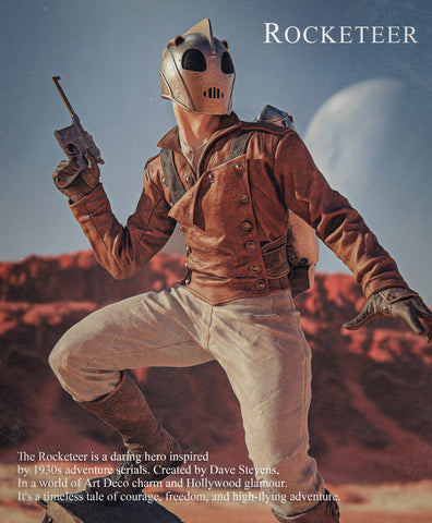 Rocketeer Resin Statue - view 1