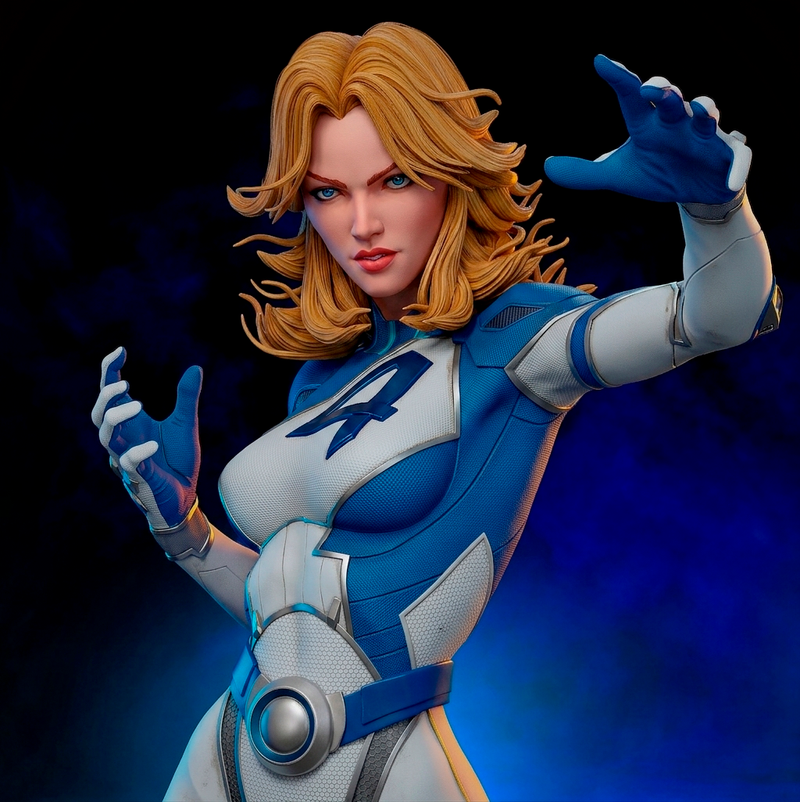 Invisible Woman Resin Statue - Design 1 - view 1