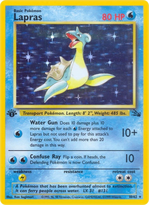 Lapras 10 (10/62) [FO]