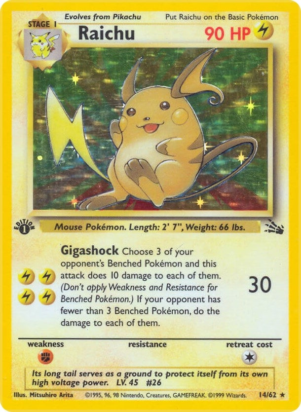 Raichu 14 (14/62) [FO]
