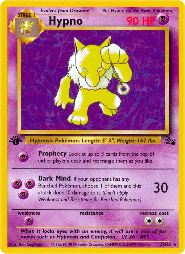 Hypno (23) (23/62) (Fossil)