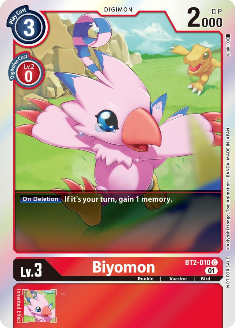 Image for Biyomon - BT2-010 (ST-11 Special Entry Pack) [Release Special Booster]