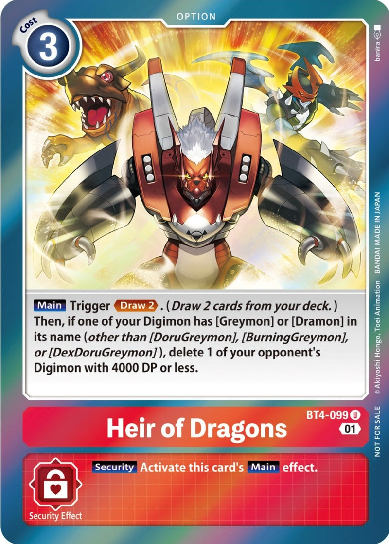 Image for Heir of Dragons (ST-11 Special Entry Pack) [Great Legend]