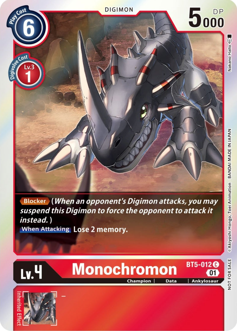 Image for Monochromon (ST-11 Special Entry Pack) [Battle of Omni]