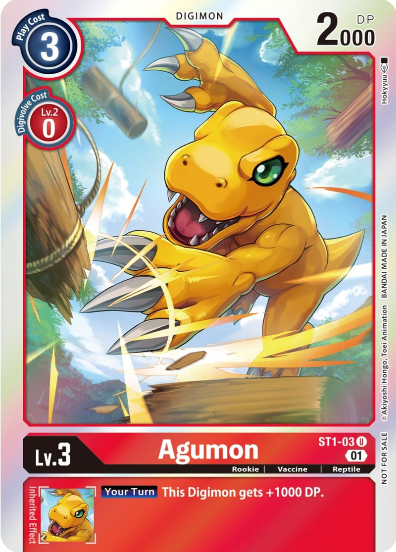 Image for Agumon - ST1-03 (ST-11 Special Entry Pack) [Starter Deck 01: Gaia Red]