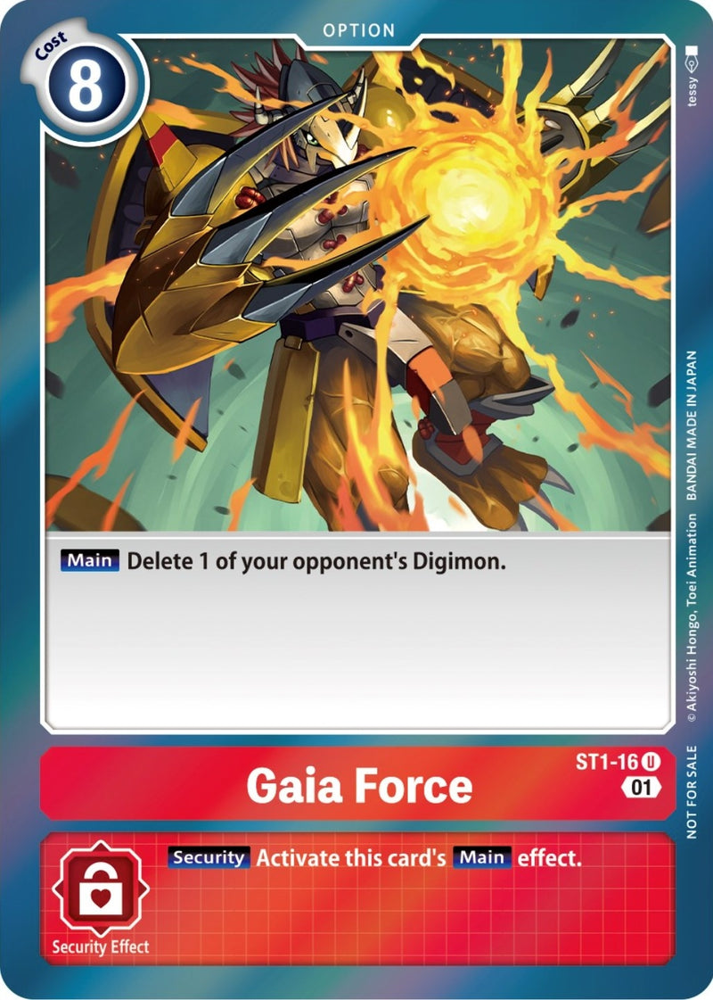 Image for Gaia Force (ST-11 Special Entry Pack) [Starter Deck 01: Gaia Red]