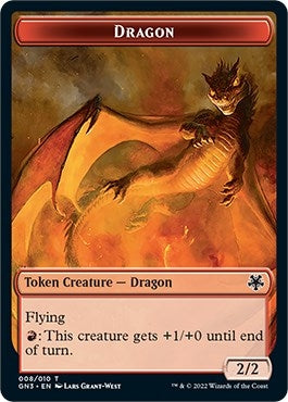 Dragon Elf Warrior Double sided Token [GN3]