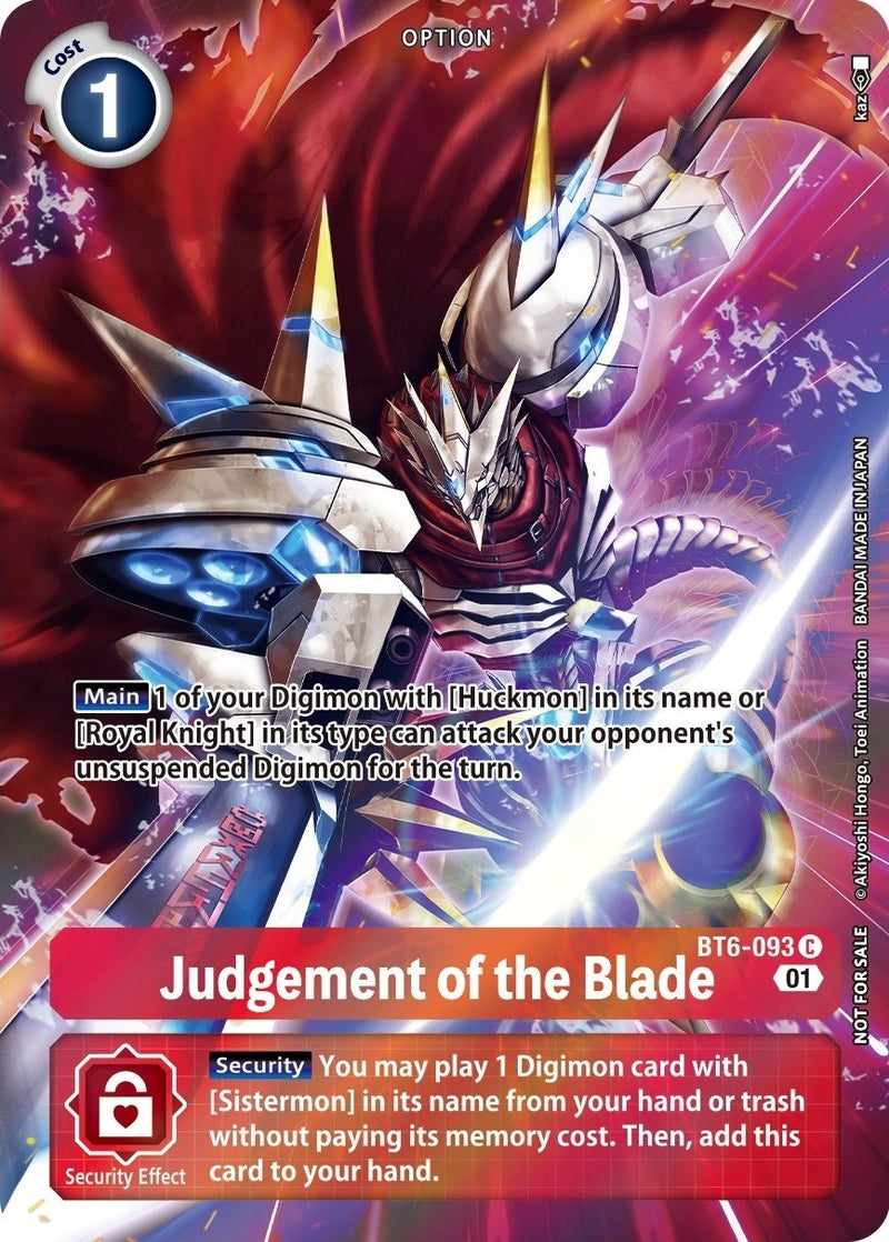 Image for Judgement of the Blade (Premium Deck Set) [Double Diamond]