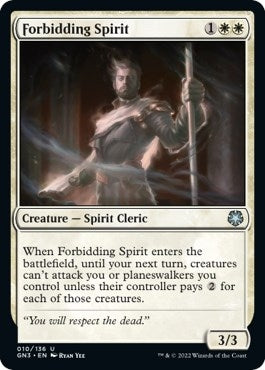 Forbidding Spirit (10) [GN3]