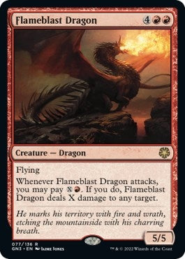 Flameblast Dragon (77) [GN3]