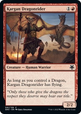Kargan Dragonrider (81) [GN3]