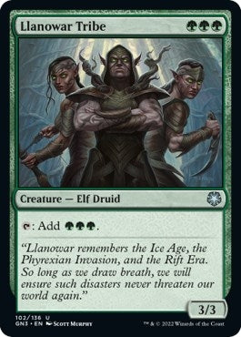 Llanowar Tribe (102) [GN3]