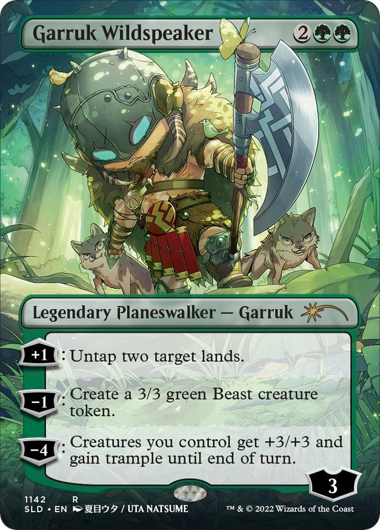 Garruk Wildspeaker Borderless (1142) [SLD]