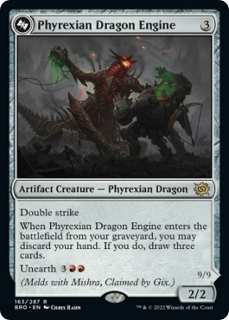 Phyrexian Dragon Engine (163) [BRO]