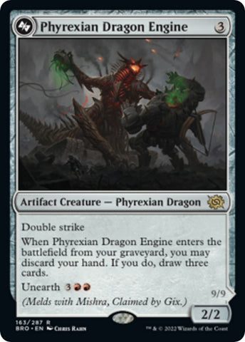 Phyrexian Dragon Engine (163) [BRO]