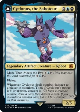 Cyclonus, the Saboteur // Cyclonus, Cybertronian Fighter [Transformers]